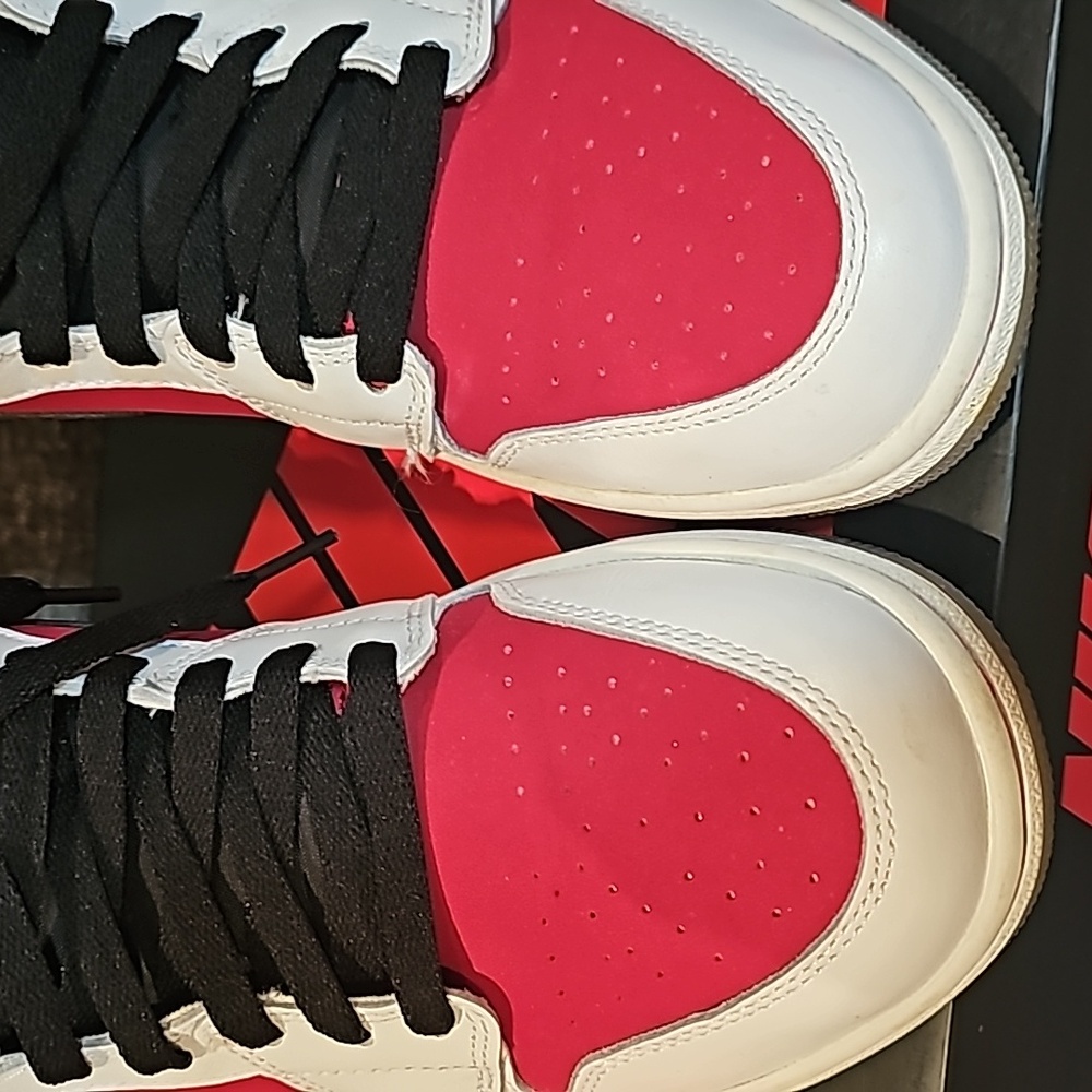 Air Jordan 1 Retro High OG white/black/carmine red - Picture 3 of 10